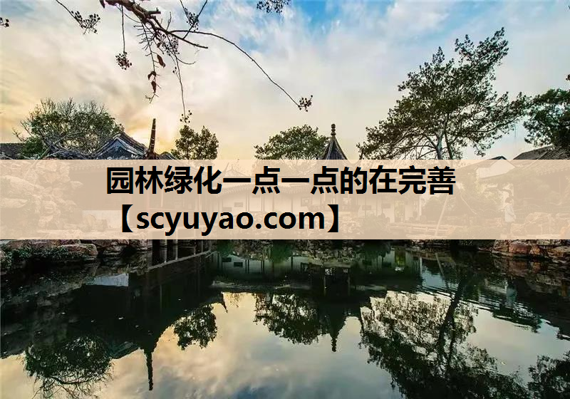 园林绿化一点一点的在完善