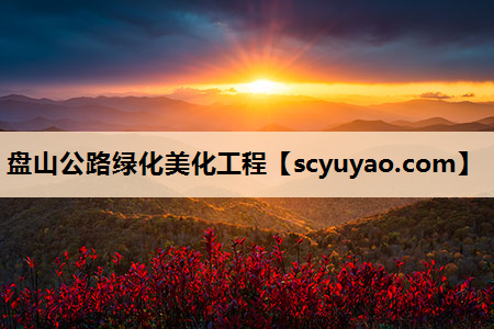 盘山公路绿化美化工程