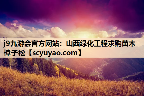 j9九游会官方网站：山西绿化工程求购苗木樟子松